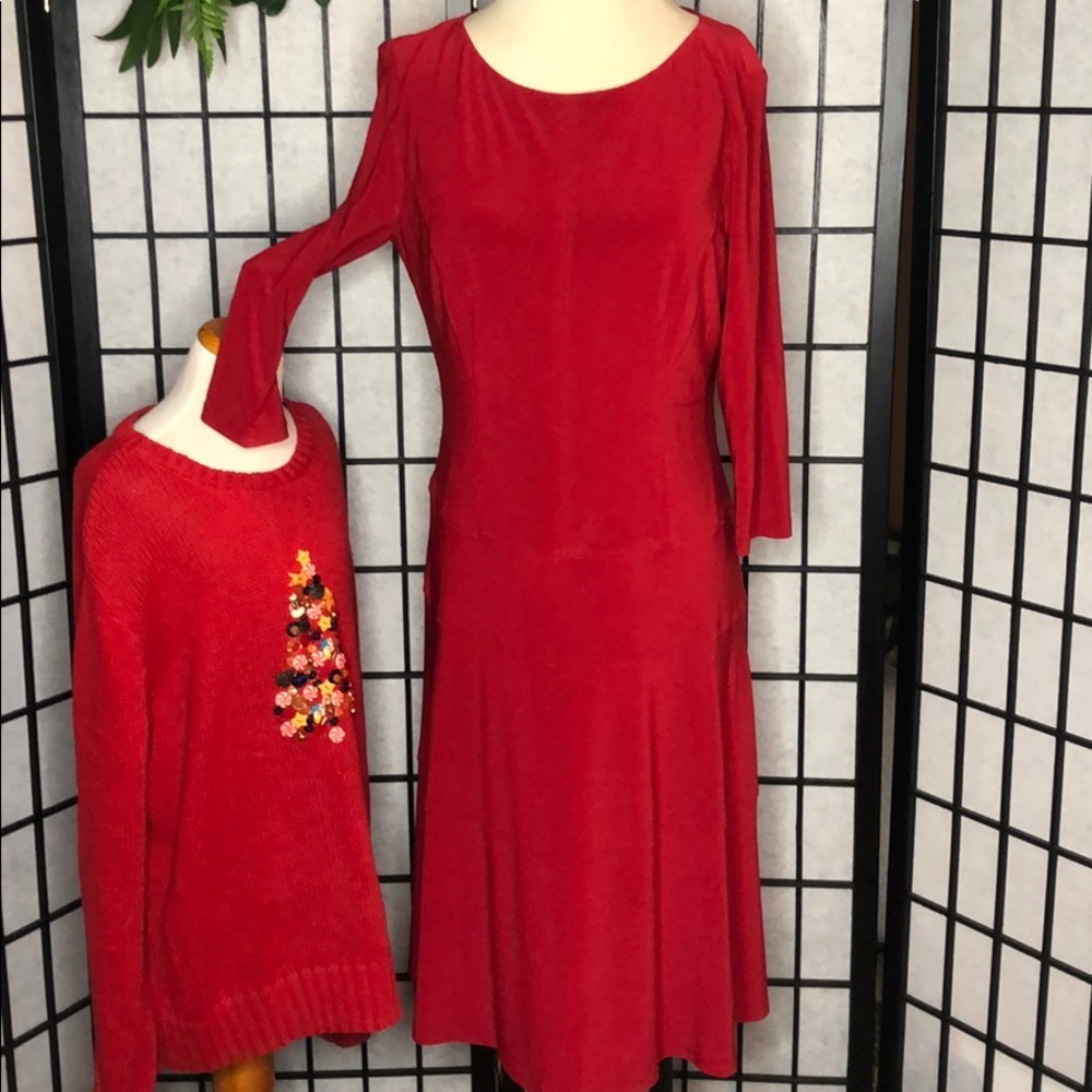 Anne Klein Stretchy Dress Sz 10